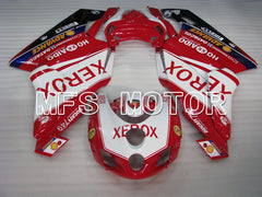 Ducati 749 / 999 2005-2006 Injection ABS Fairing - Xerox - Red White - MFS4056