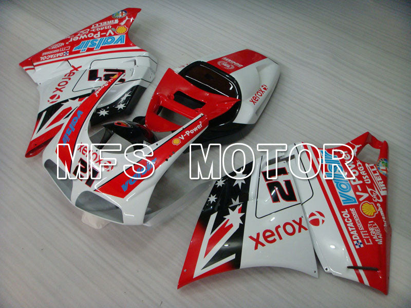 Carénage ABS injecté Ducati 916 1994-1998 - Xerox - Rouge Blanc - MFS4060