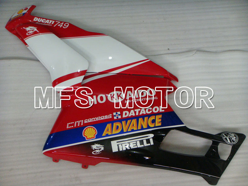 Ducati 749 / 999 2005-2006 Injection ABS Fairing - Others - Red White - MFS4067