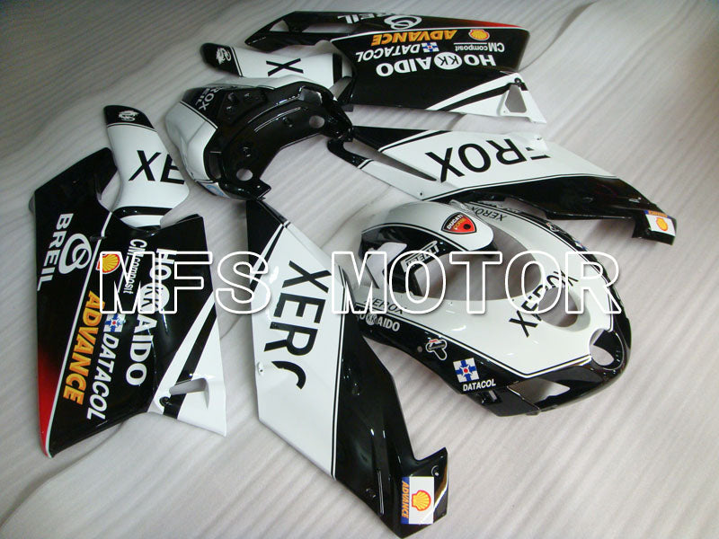Ducati 749 / 999 2005-2006 Injection ABS Fairing - Xerox - Black White - MFS4069
