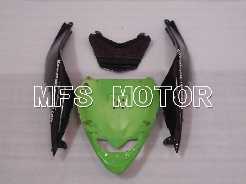 Carénage ABS injecté Kawasaki NINJA ZX10R 2008-2010 - Monster - Noir Vert - MFS4070
