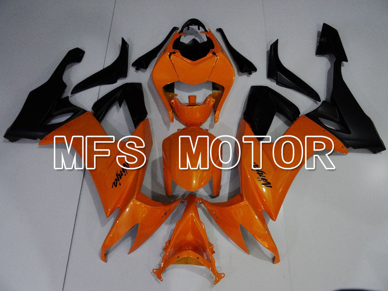 Carénage ABS injecté Kawasaki NINJA ZX10R 2008-2010 - Style usine - Noir Orange - MFS4074