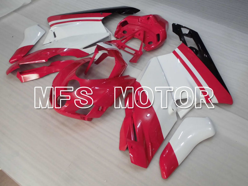 Ducati 749 / 999 2005-2006 Injection ABS verkleidung - Factory Style - Rot Weiß - MFS4076