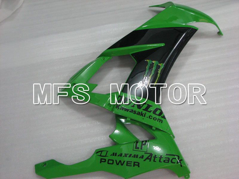 Kawasaki NINJA ZX10R 2008-2010 Injection ABS Fairing - Monster - Black Green - MFS4078