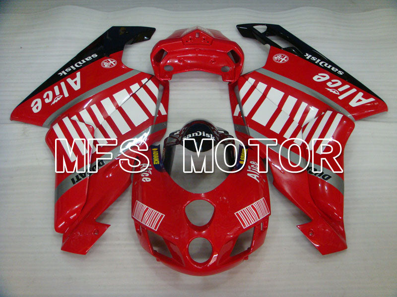 Ducati 749 / 999 2005-2006 Injection ABS Fairing - Alice - Red White - MFS4084