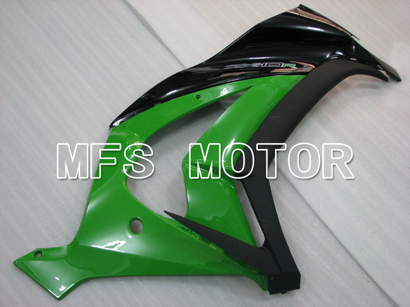Kawasaki NINJA ZX10R 2011-2015 Injection ABS Fairing - Factory Style - Black Green - MFS4085