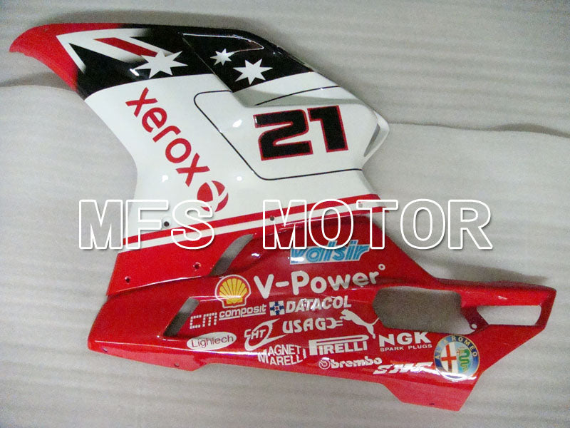 Ducati 848 / 1098 / 1198 2007-2011 Injection ABS Fairing - Xerox - Red White - MFS4098