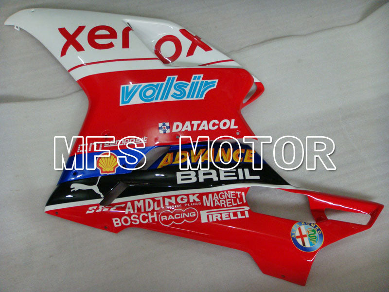 Ducati 848 / 1098 / 1198 2007-2011 Injection ABS Fairing - Xerox - Red White - MFS4106