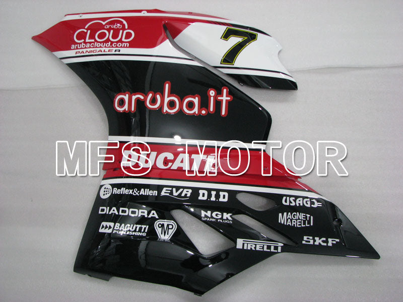 Ducati 1199 2011-2014 Injection ABS Fairing - aruba.it - Black White Red - MFS4108