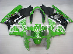 Carénage ABS injecté Kawasaki NINJA ZX12R 2002-2005 - Style usine - Noir Vert - MFS4112