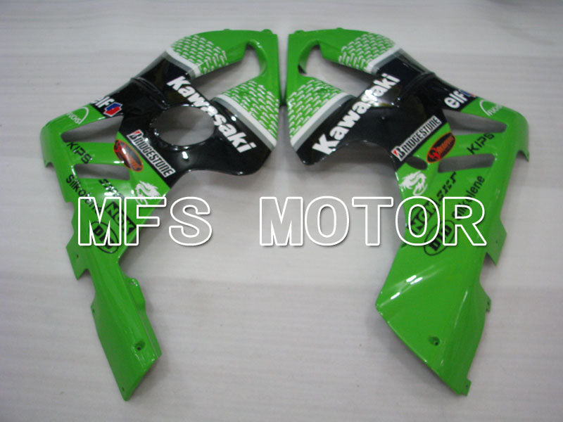 Carénage ABS injecté Kawasaki NINJA ZX12R 2002-2005 - Style usine - Noir Vert - MFS4112