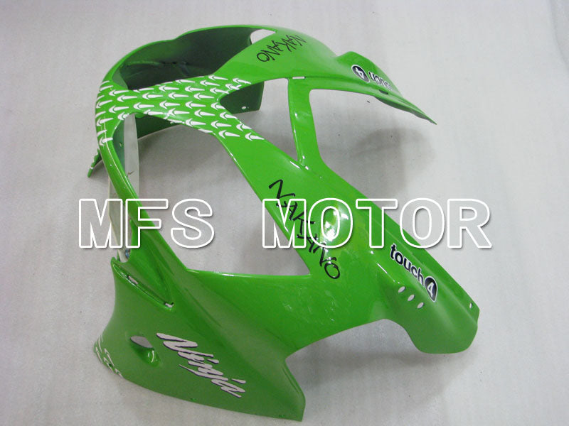 Carénage ABS injecté Kawasaki NINJA ZX12R 2002-2005 - Style usine - Noir Vert - MFS4112