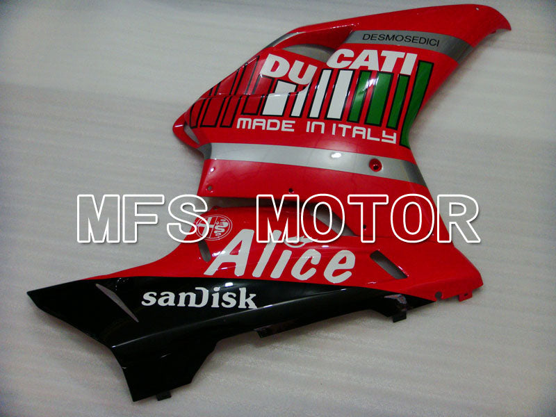 Ducati 848 / 1098 / 1198 2007-2011 Injection ABS Fairing - Alice - Red Black - MFS4113