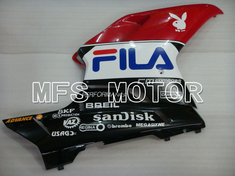 Ducati 848 / 1098 / 1198 2007-2011 Injection ABS Fairing - FILA - Red Black - MFS4119