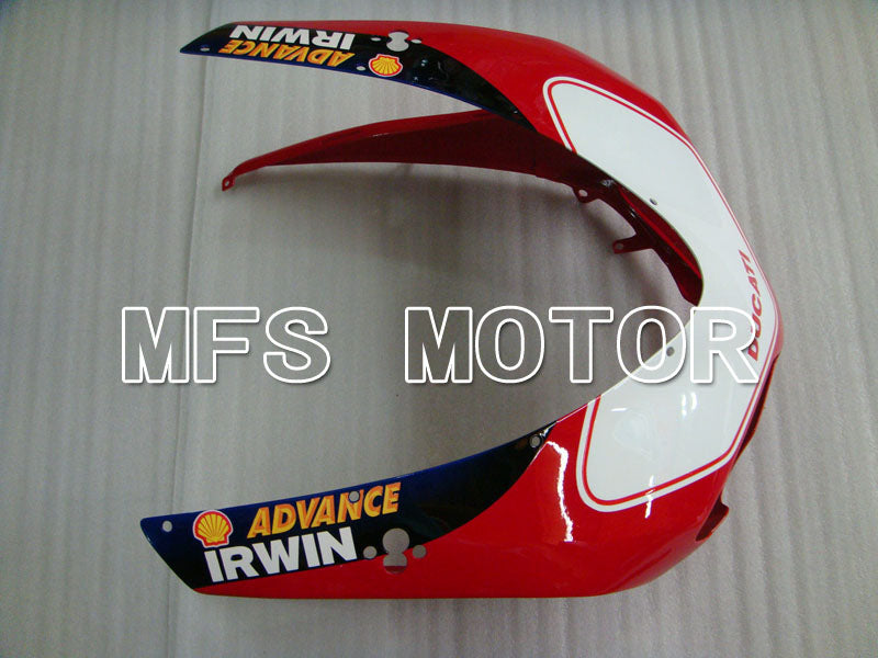 Ducati 848 / 1098 / 1198 2007-2011 Injection ABS Fairing - INFO STRADA - Red White - MFS4123