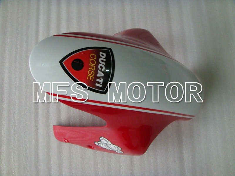 Ducati 848 / 1098 / 1198 2007-2011 Injection ABS Fairing - INFO STRADA - Red White - MFS4123