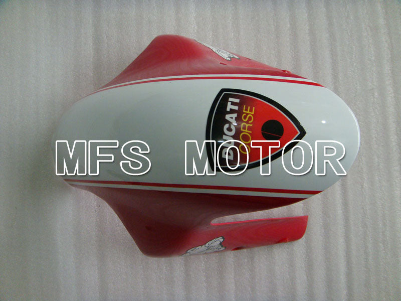 Ducati 848 / 1098 / 1198 2007-2011 Injection ABS Fairing - INFO STRADA - Red White - MFS4123