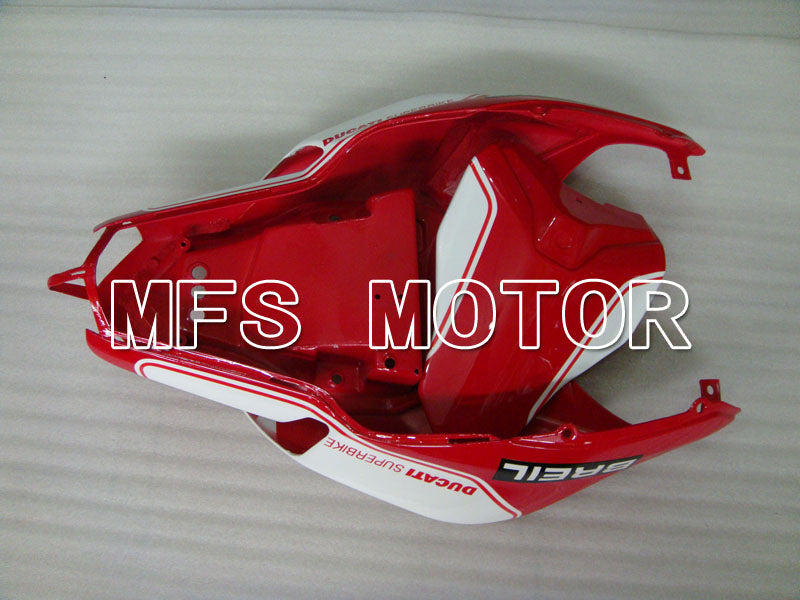 Ducati 848 / 1098 / 1198 2007-2011 Injection ABS Fairing - INFO STRADA - Red White - MFS4123