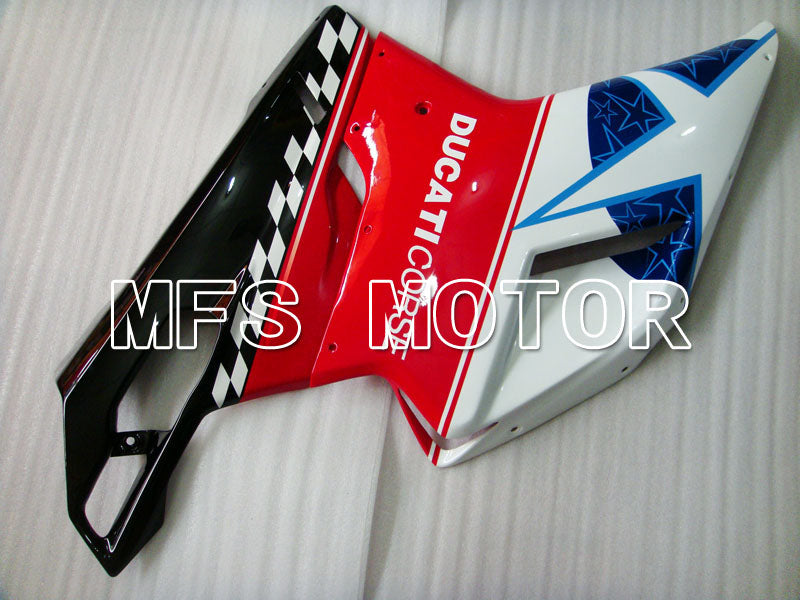 Ducati 848 / 1098 / 1198 2007-2011 Injection ABS Fairing - Others - Red White - MFS4126