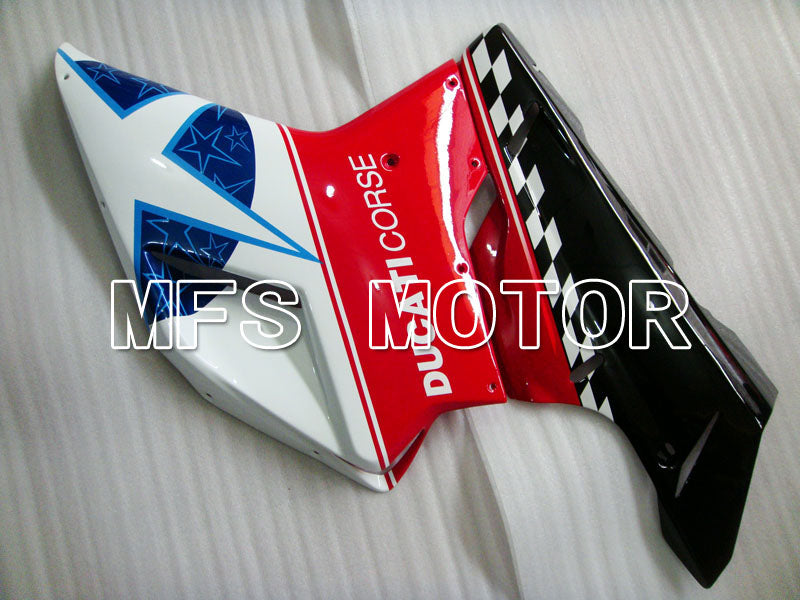 Ducati 848 / 1098 / 1198 2007-2011 Injection ABS Fairing - Others - Red White - MFS4126