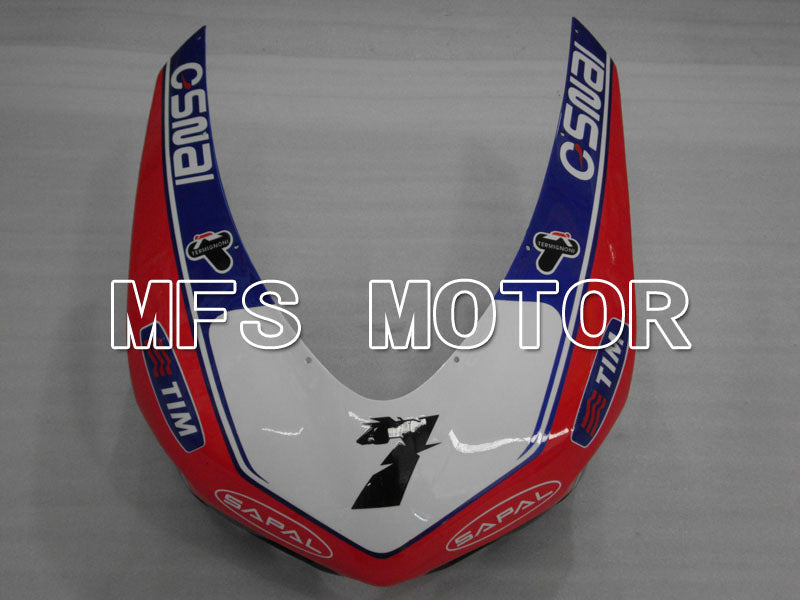Ducati 848 / 1098 / 1198 2007-2011 Injection ABS Fairing - Unibat - Pink White - MFS4130