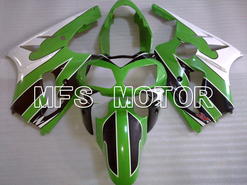Carénage ABS injecté Kawasaki NINJA ZX12R 2002-2005 - Style usine - Noir Vert Blanc - MFS4131