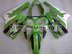 Carénage ABS injecté Kawasaki NINJA ZX12R 2002-2005 - Style usine - Noir Vert Blanc - MFS4131