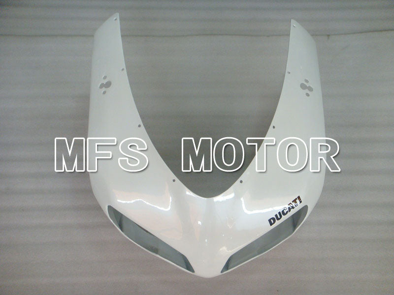 Ducati 848 / 1098 / 1198 2007-2011 Injection ABS Fairing - Factory Style - Black White - MFS4138