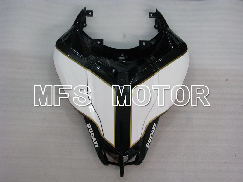 Ducati 848 / 1098 / 1198 2007-2011 Injection ABS Fairing - Factory Style - Black White - MFS4142