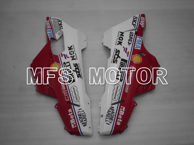 Ducati 848 / 1098 / 1198 2007-2011 Injection ABS Fairing - Unibat - Red White - MFS4145