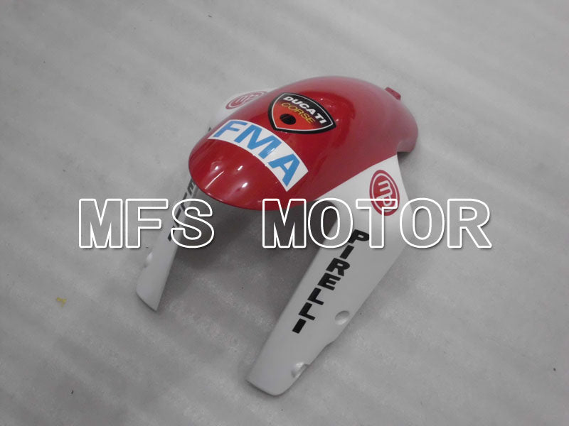 Ducati 848 / 1098 / 1198 2007-2011 Injection ABS Fairing - Unibat - Red White - MFS4145