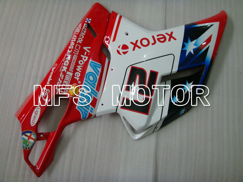 Ducati 848 / 1098 / 1198 2007-2011 Injection ABS Fairing - Xerox - Red White - MFS4146