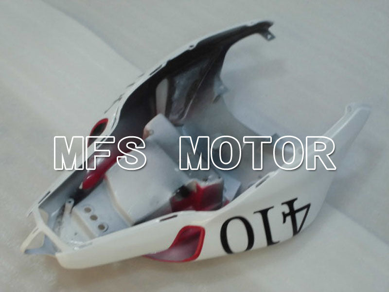 Ducati 848 / 1098 / 1198 2007-2011 Injection ABS Fairing - Factory Style - Red wine color White - MFS4148