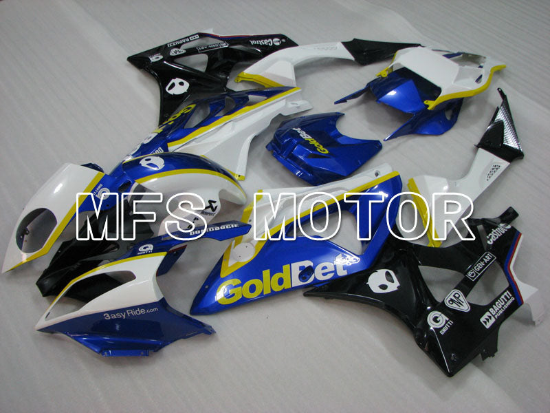 BMW S1000RR 2009-2014 Injection ABS Fairing - Factory Style - Black White Blue - MFS4150