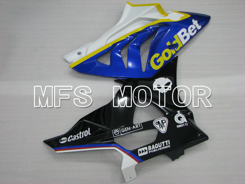 BMW S1000RR 2009-2014 Injection ABS Fairing - Factory Style - Black White Blue - MFS4150