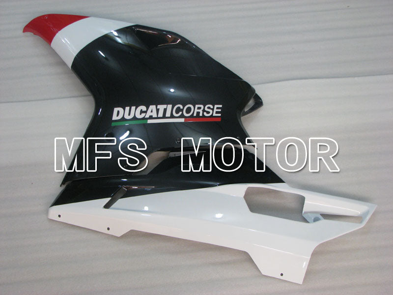 Ducati 848 / 1098 / 1198 2007-2011 Injection ABS Fairing - Factory Style - Black Red - MFS4152