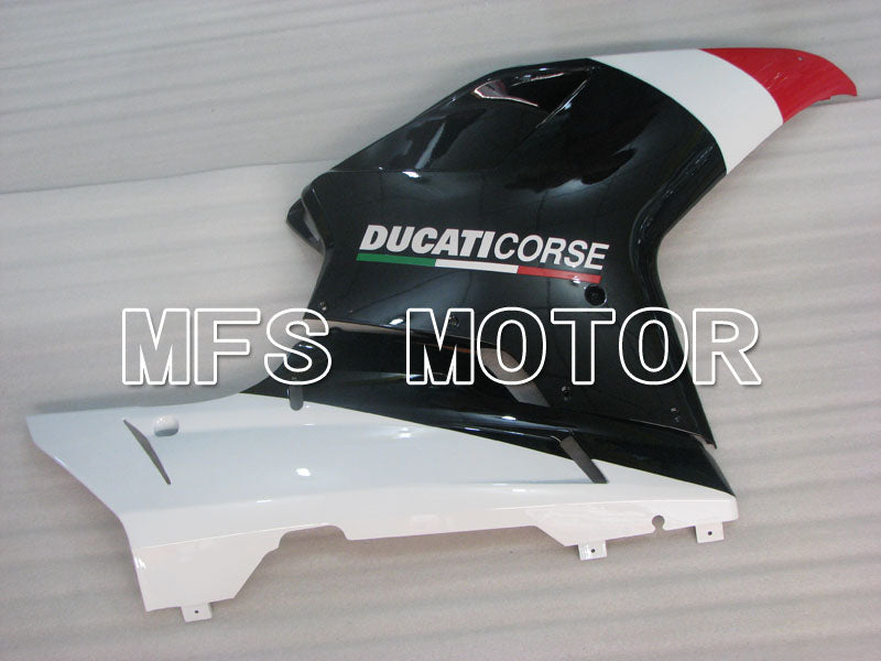Ducati 848 / 1098 / 1198 2007-2011 Injection ABS Fairing - Factory Style - Black Red - MFS4152