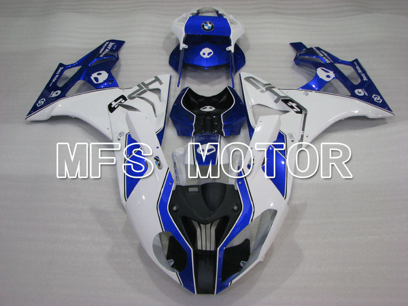 BMW S1000RR 2009-2014 Injection ABS Fairing - Factory Style - White Blue - MFS4155