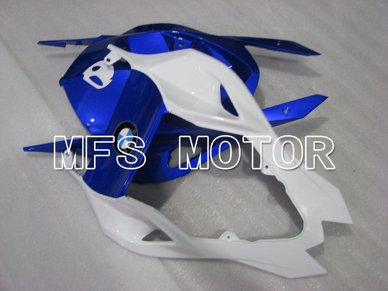 BMW S1000RR 2009-2014 Injection ABS Fairing - Factory Style - White Blue - MFS4155