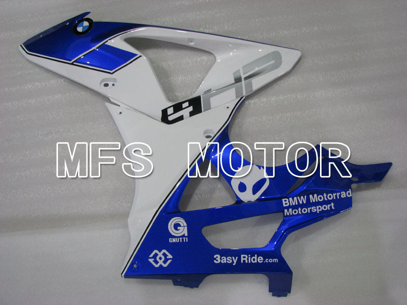 BMW S1000RR 2009-2014 Injection ABS Fairing - Factory Style - White Blue - MFS4155