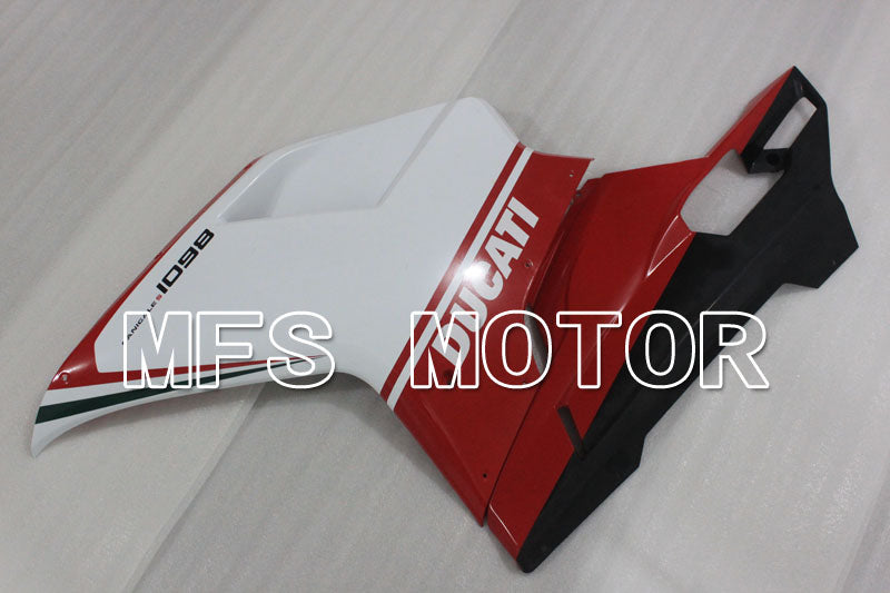 Ducati 848 / 1098 / 1198 2007-2011 Injection ABS Fairing - Factory Style - Red White - MFS4156
