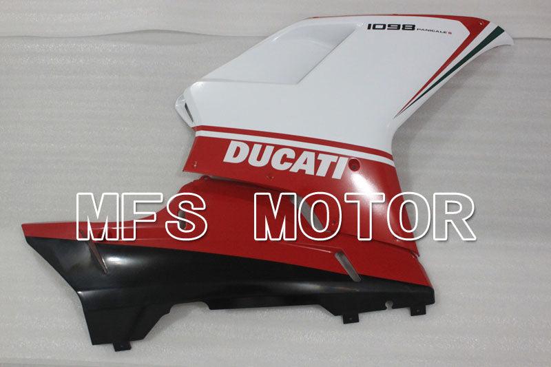 Ducati 848 / 1098 / 1198 2007-2011 Injection ABS Fairing - Factory Style - Red White - MFS4156