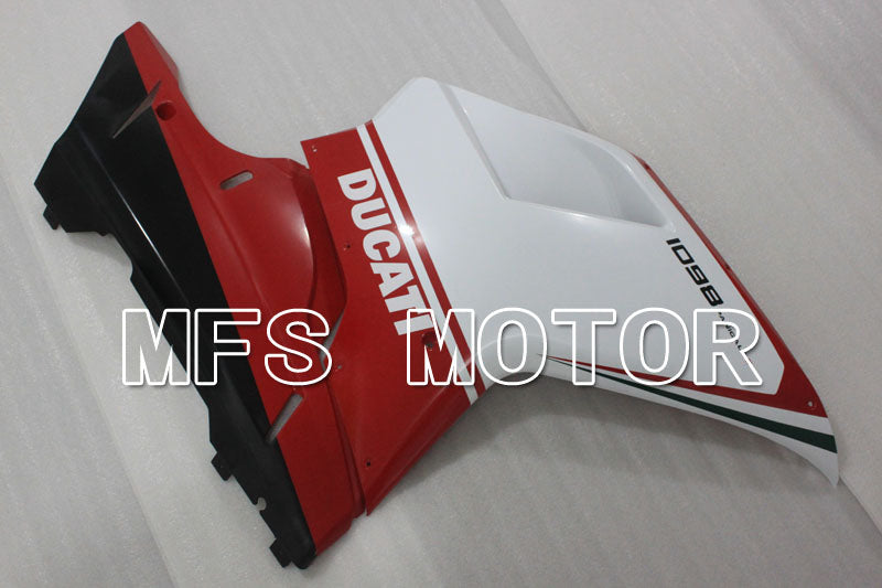 Ducati 848 / 1098 / 1198 2007-2011 Injection ABS Fairing - Factory Style - Red White - MFS4156