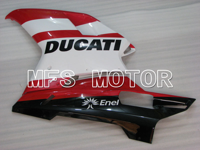 Ducati 848 / 1098 / 1198 2007-2011 Injection ABS Fairing - Factory Style - Red White - MFS4159