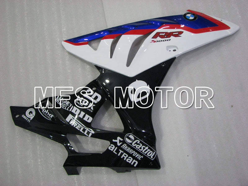 BMW S1000RR 2009-2014 Injection ABS Fairing - Factory Style - Black White Blue - MFS4160