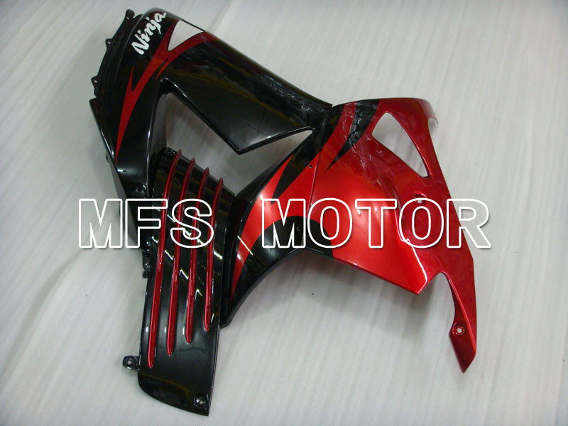 Kawasaki NINJA ZX14R 2006-2011 Injection ABS Fairing - Factory Style - Black Red wine color - MFS4161