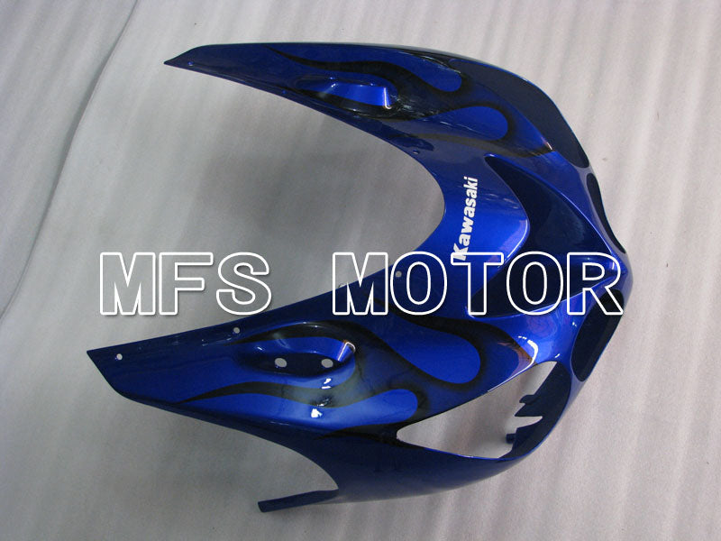 Kawasaki NINJA ZX14R 2006-2011 Injection ABS Fairing - Flame - Black Blue - MFS4164