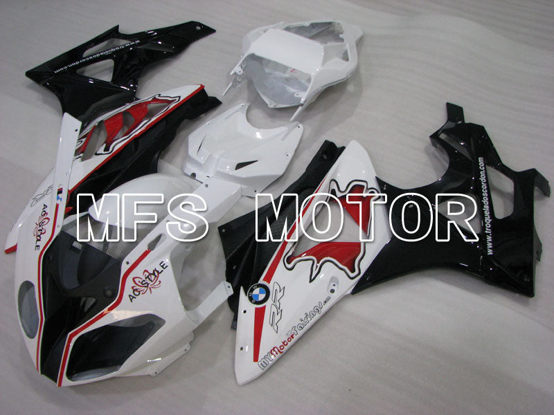 BMW S1000RR 2009-2014 Injection ABS Fairing - Factory Style - Black White - MFS4165