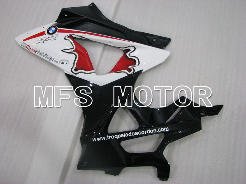 BMW S1000RR 2009-2014 Injection ABS Fairing - Factory Style - Black White - MFS4165