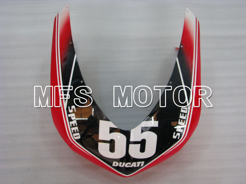 Ducati 848 / 1098 / 1198 2007-2011 Injection ABS Fairing - Others - Black White - MFS4167